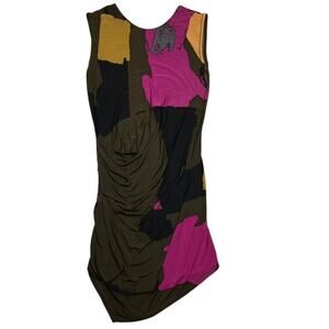 Rachel Roy asymmetrical draped dress